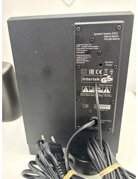 1-1-266406-3-Sonido ALTAVOCES 2.1 Negro Z313