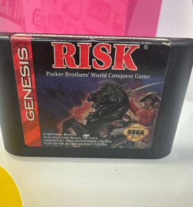 9-9-74027-1-Videojuego Sega Genesis Risk (solo cartucho)