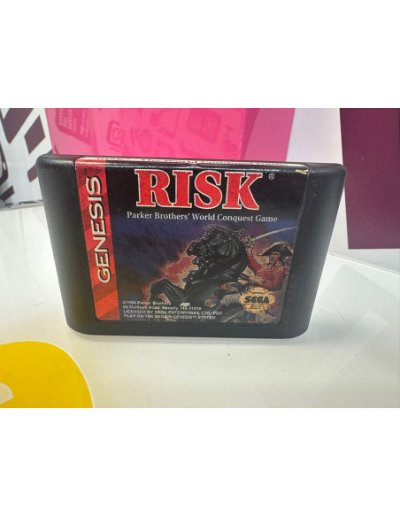 9-9-74027-1-Videojuego Sega Genesis Risk (solo cartucho)