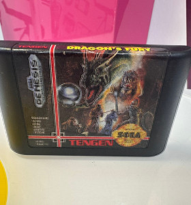 9-9-74026-1-Videojuego Sega Genesis Dragons fury Tengen (solo cartucho)
