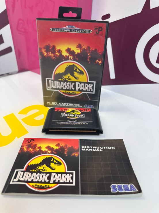 9-9-74019-3-Videojuego Mega Drive Jurassic Park 
