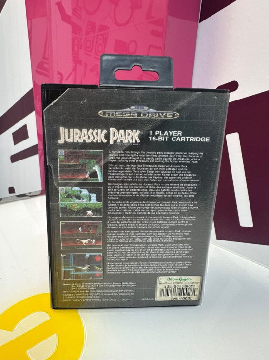 9-9-74019-4-Videojuego Mega Drive Jurassic Park 