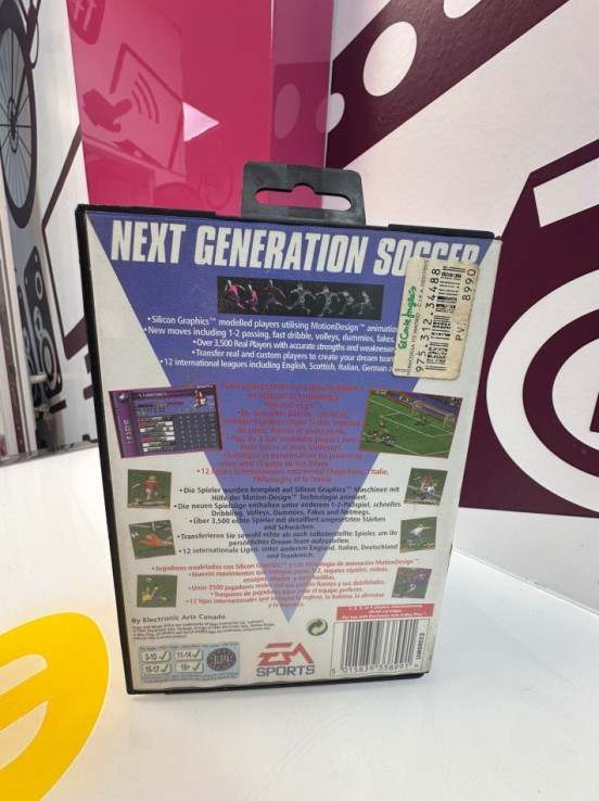 9-9-74021-3-Videojuego Mega Drive FIFA 96