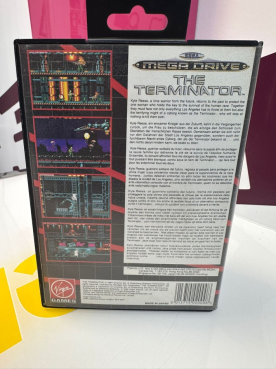 9-9-74024-4-Videojuego Mega Drive The Terminator