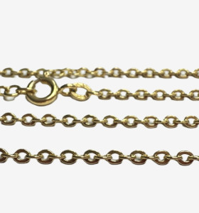 1-1-264592-1-Cadena eslabones tipo forzada de oro amarillo 18K