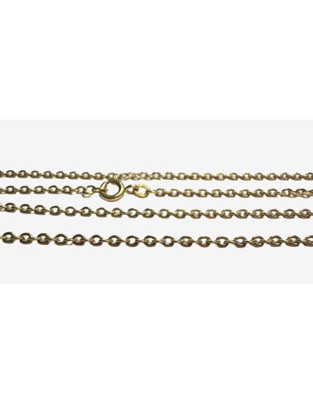 1-1-264592-1-Cadena eslabones tipo forzada de oro amarillo 18K