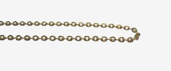 1-1-264592-3-Cadena eslabones tipo forzada de oro amarillo 18K