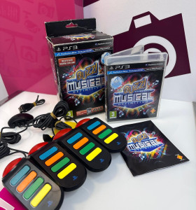 9-9-74028-1-Videojuego PS3 Buzz El consurso Musical Definitivo Mandos
