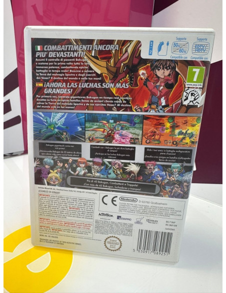 9-9-74156-3-Videojuego Wii Bakugan: defenders of the core