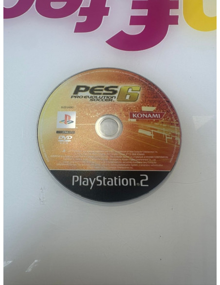 9-9-74139-1-Videojuego PS2 pes 6 (sin caratula)