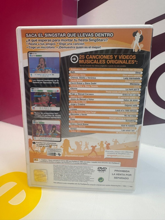 9-9-74137-3-Videojuego PS2 Signstar Operacion Triunfo 