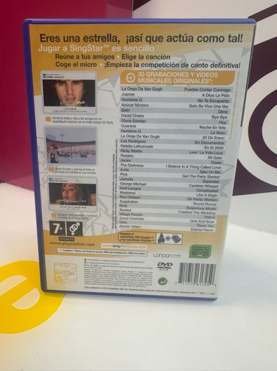 9-9-74138-3-Videojuego PS2 singstar