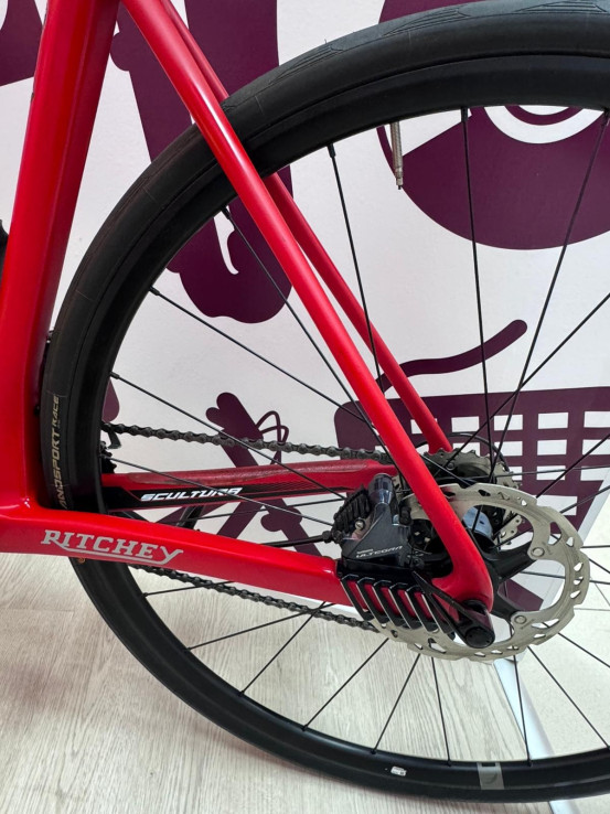 9-9-72372-17-Bicicleta Carretera MERIDA RICHEY SCULTURA DISC 6000 Talla S-M 