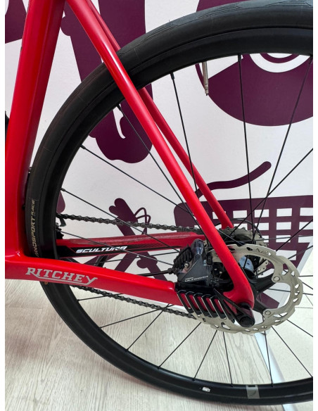 9-9-72372-17-Bicicleta Carretera MERIDA RICHEY SCULTURA DISC 6000 Talla S-M 