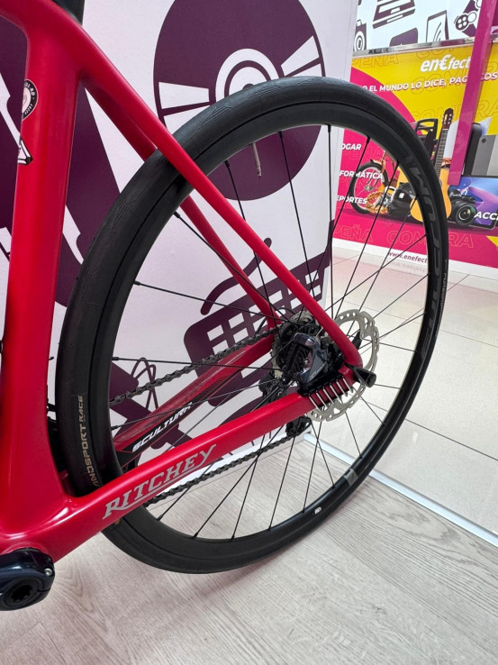 9-9-72372-20-Bicicleta Carretera MERIDA RICHEY SCULTURA DISC 6000 Talla S-M 