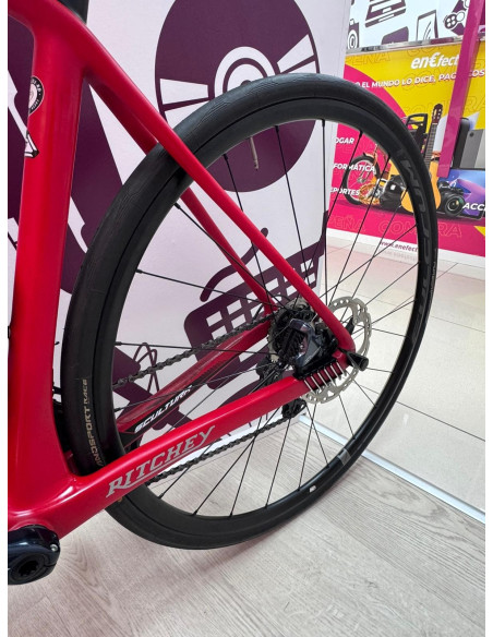 9-9-72372-20-Bicicleta Carretera MERIDA RICHEY SCULTURA DISC 6000 Talla S-M 