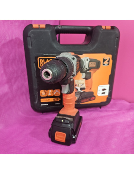 8-8-67152-3-Taladro A Bateria Black Decker BCD003C2K (sin Cargador)