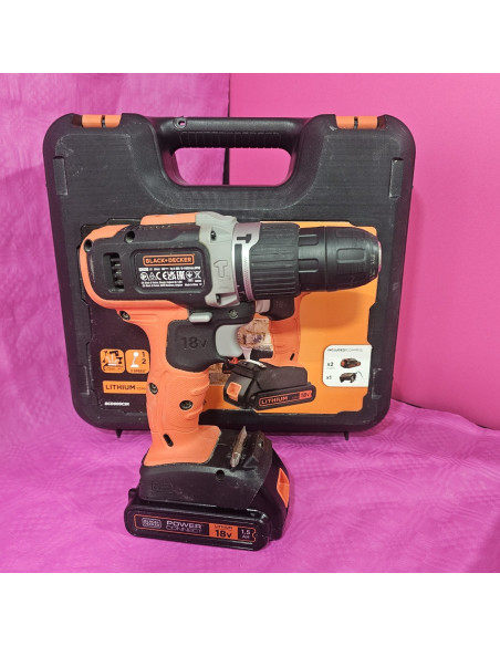 8-8-67152-4-Taladro A Bateria Black Decker BCD003C2K (sin Cargador)