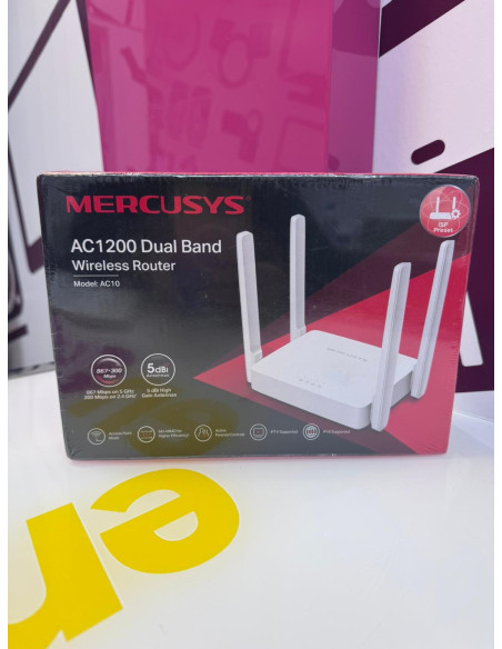 9-9-74181-1-Router Cable Mercusys Ac1200 Dual Band Wireless Ac10 (sin Uso)
