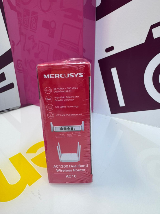 9-9-74181-4-Router Cable Mercusys Ac1200 Dual Band Wireless Ac10 (sin Uso)