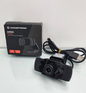 8-8-74523-1-Webcam AMDIS 01B 1080P Full Hd con micrófono