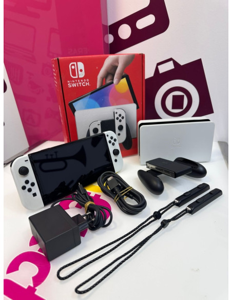 9-9-74204-1-Consola Nintendo Switch Oled Blanca 