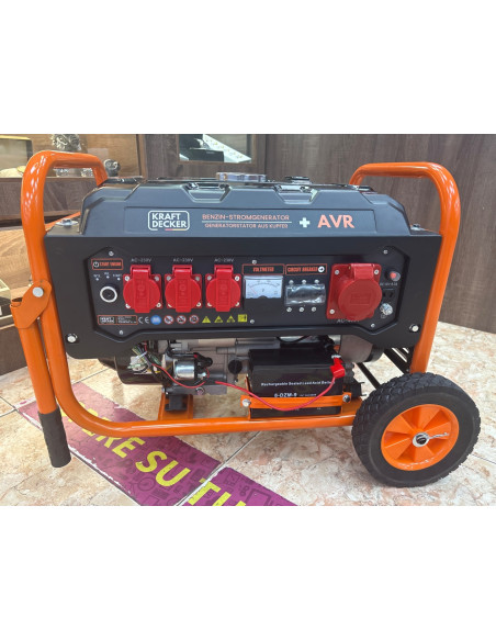 1-1-266168-1-Generador Electricidad Grupo Electrógeno Gasolina 8.5kW 8500W AVR Insonorizado 