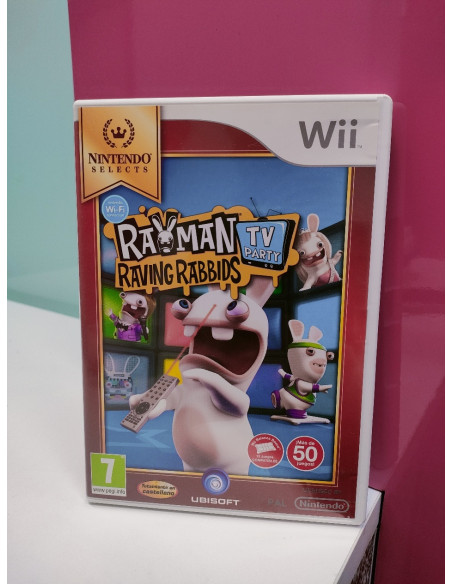 9-9-70256-1-Videojuego Wii Rayman raving rabbids