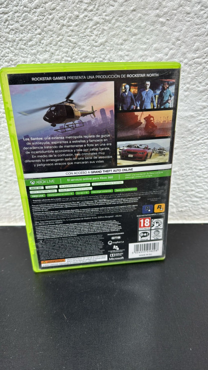 7-7-83515-3-Grand Theft Auto V XBOX 360
