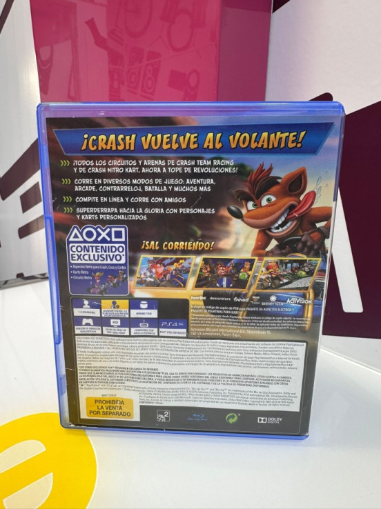 9-9-74276-3-Videojuego PS4 ctr crash team racing nitro fueled 