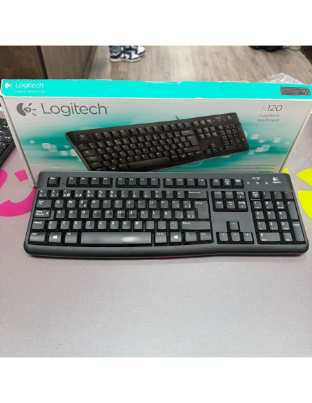 7-7-83519-1-Teclado Logitech K120 (Sin uso)