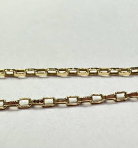 7-1-266050-1-14KCadena eslabones rectangulares de oro amarillo 14K 2