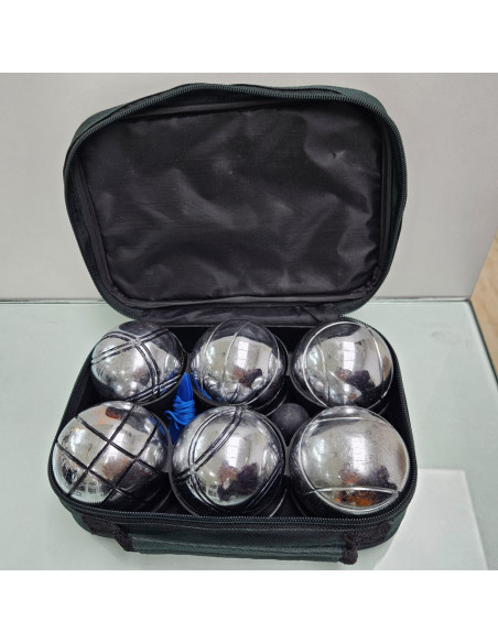 8-8-74485-1-Petanca Set 6 bolas metálicas