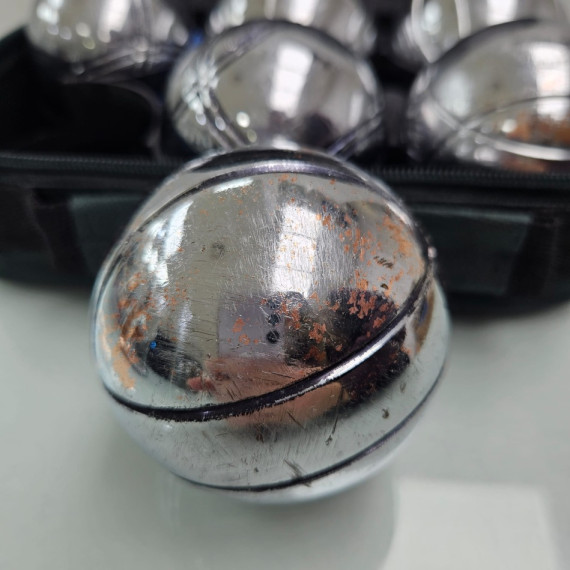 8-8-74485-2-Petanca Set 6 bolas metálicas