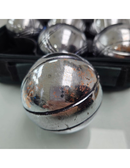 8-8-74485-2-Petanca Set 6 bolas metálicas