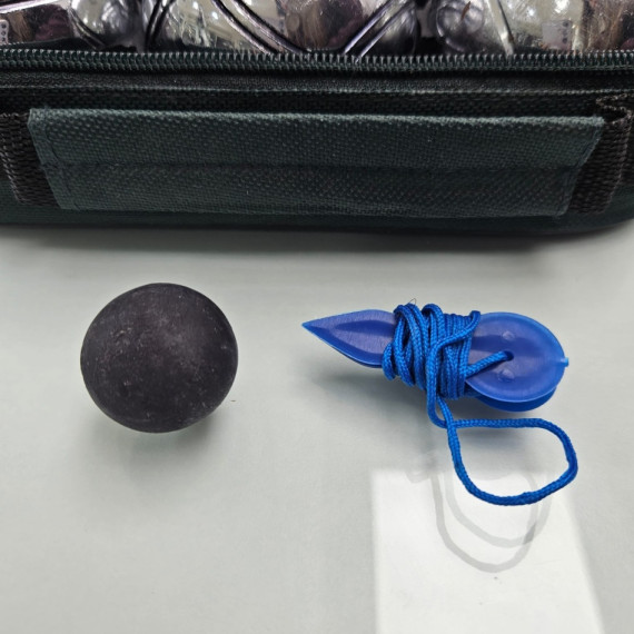 8-8-74485-4-Petanca Set 6 bolas metálicas