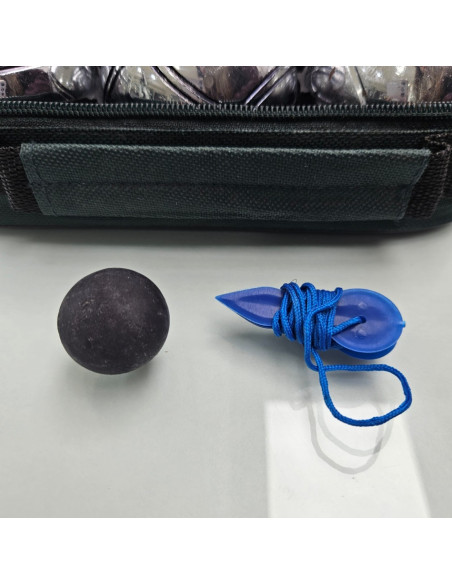 8-8-74485-4-Petanca Set 6 bolas metálicas