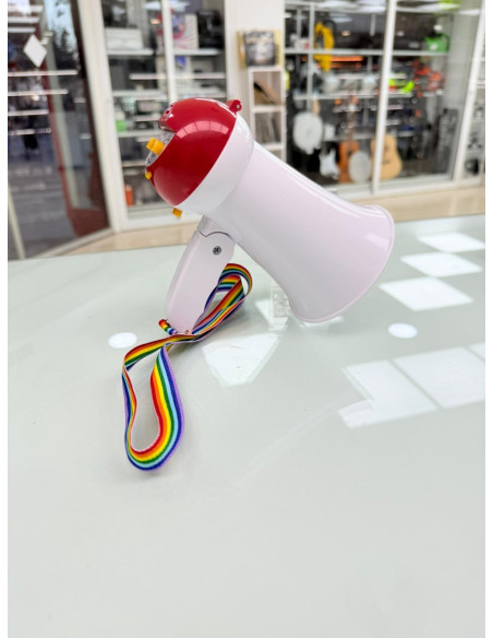 8-8-74659-1-Megáfono blanco portátil