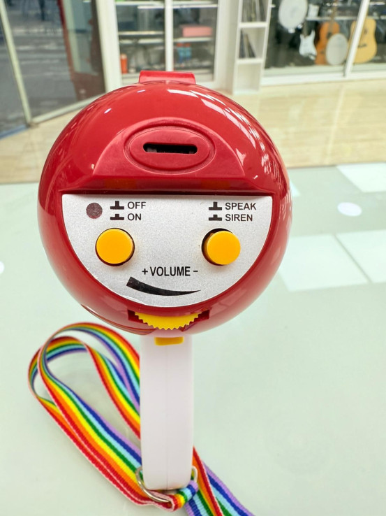 8-8-74659-3-Megáfono blanco portátil