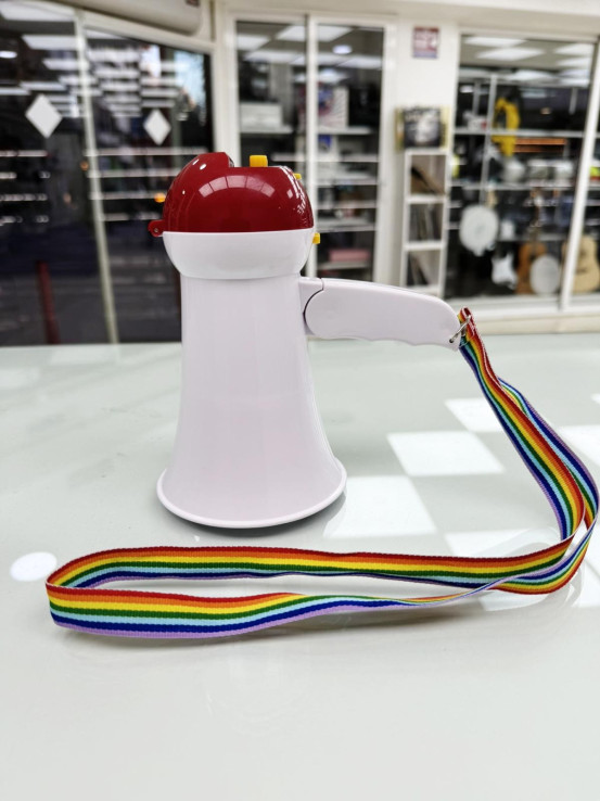 8-8-74659-7-Megáfono blanco portátil