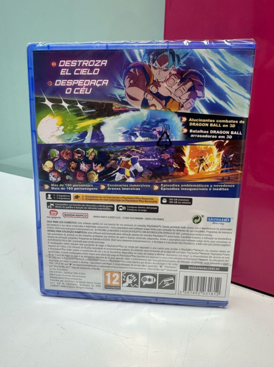9-9-69237-2-Videojuego PS5 Dragon ball sparking zero (precintado)