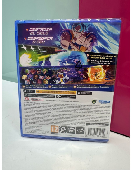 9-9-69237-2-Videojuego PS5 Dragon ball sparking zero (precintado)