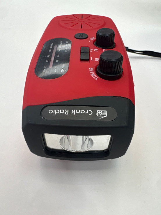 1-1-266629-2-Radio Portátil Crank Radio Roja