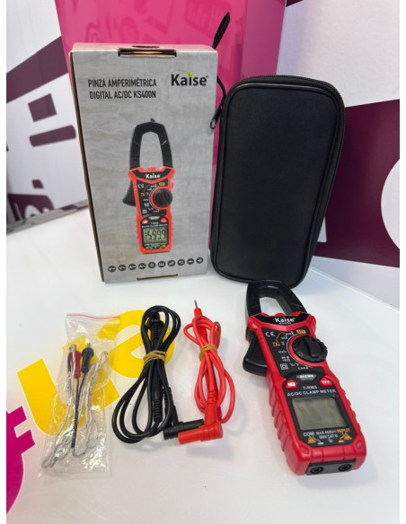 9-9-74463-1-Pinza Amperimétrica Digital Kaise KS400N