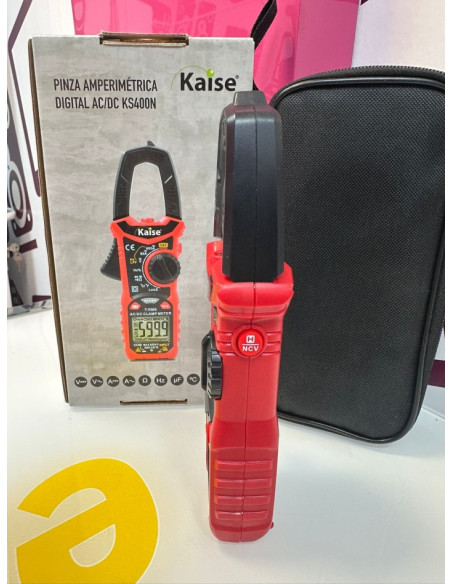 9-9-74463-2-Pinza Amperimétrica Digital Kaise KS400N