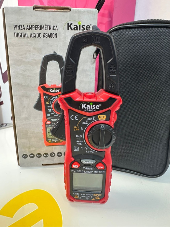 9-9-74463-4-Pinza Amperimétrica Digital Kaise KS400N