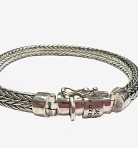 1-8-74261-1-Pulsera de caballero de plata de ley 925, L 23cm