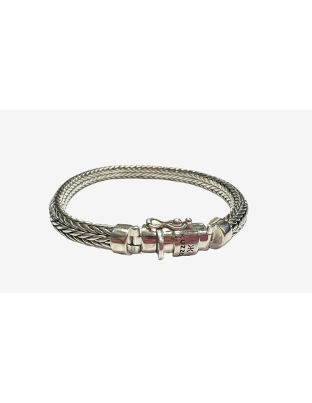 1-8-74261-1-Pulsera de caballero de plata de ley 925, L 23cm