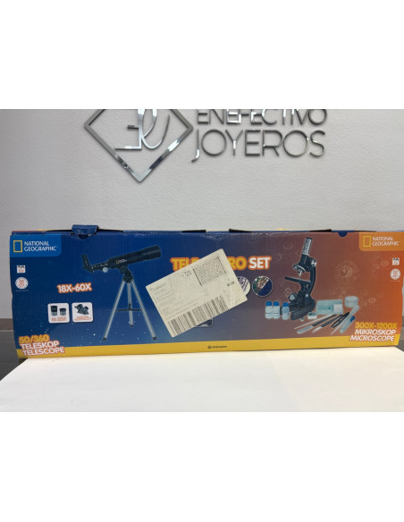 1-1-267259-5-Telescopio Y Microscopio National Geographic (Sin Uso)