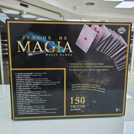 8-8-74788-4-Juguetes Juegos De Magia 150 Trucos (NUEVO)